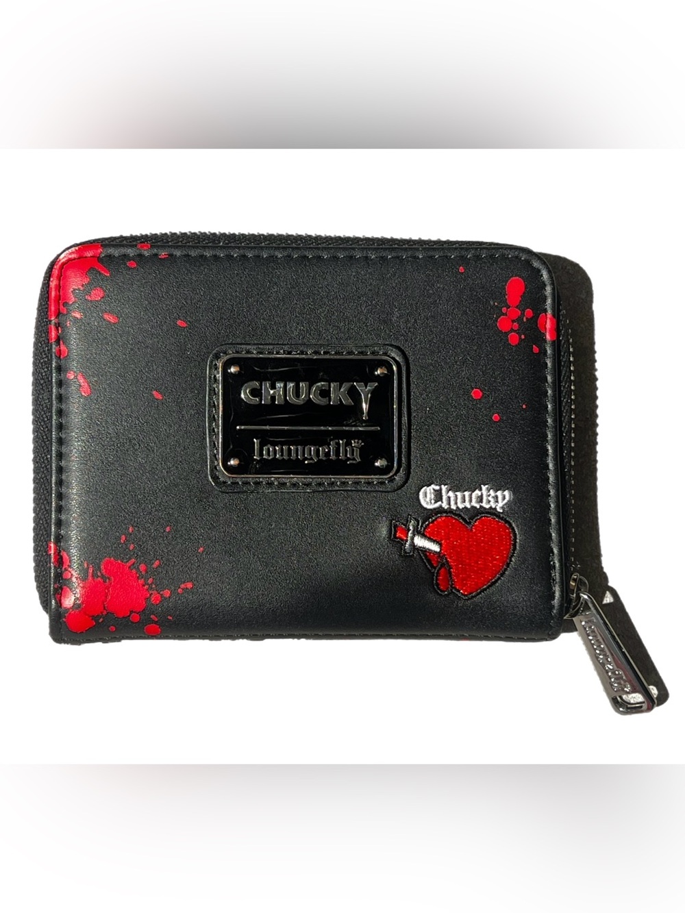 Loungefly Chucky and Tiffany Zip Around Wallet Bride Of Chucky Halloween - Picture 2 of 9